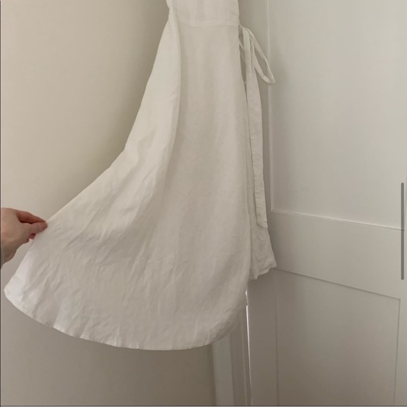 New Ralph Lauren Maxi White Linen Long Dress - Picture 8 of 13